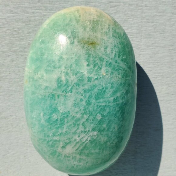 Amazonite Palm Pillow Stone (119) - Picture 1 of 3